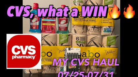 What A WIN🔥🔥 | CVS haul 07/27 #couponingwithdee #moreviews