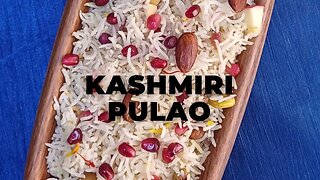 KASHMIRI PULAO l INSTANT POT KASHMIRI DRY FRUIT AND SAFFRON PULAO RECIPE - Flavours Treat