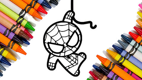 coloring page spidey,coloring little spidey
