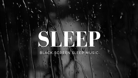 Calming music for meditation | stimulate mind and body for good sleep | 10 Hours | Black Screen***