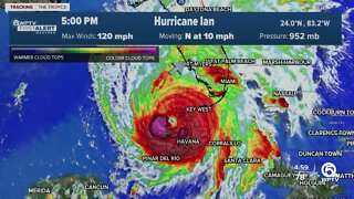 Hurricane Ian, 5 p.m. advisory for Sept. 27, 2022