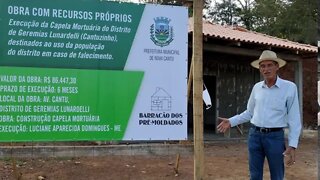 Obra da Capela Mortuária de Cantuzinho Entra em Fase de Conclusão