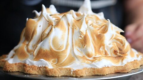 Gluten Free Sweet Potato Pie with Mile High Italian Meringue