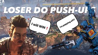 Apex legend DUOS loser does PUSHUPS!!!