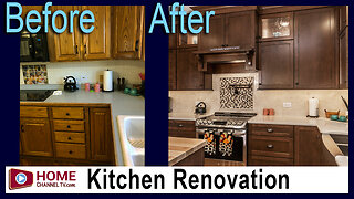 Before & After Kitchen Remodel: Warm Farmhouse Style Kitchen Design