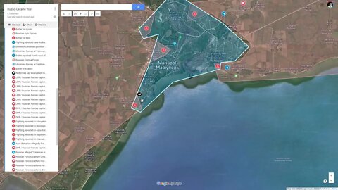 [ Battle of Mariupol ] New Information on fighting locations; Sartana captured by DPR / Rus forces