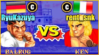 Street Fighter II': Champion Edition (RyuKazuya Vs. rent_snk) [Germany Vs. Italy]