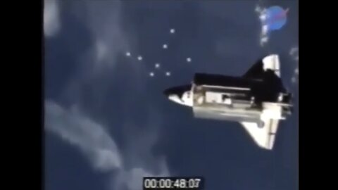 NASA Footage Shows 8 UFO Orbs During Shuttle Mission