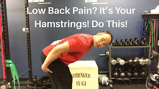 Low Back Pain? It’s Your Hamstrings! Do This! | Dr Wil & Dr K
