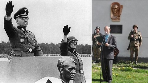 2016 Nazi SS Galizia Division Hauptshturmfuhrer Dmytro Paliyiv was celebrated in Kalush region.