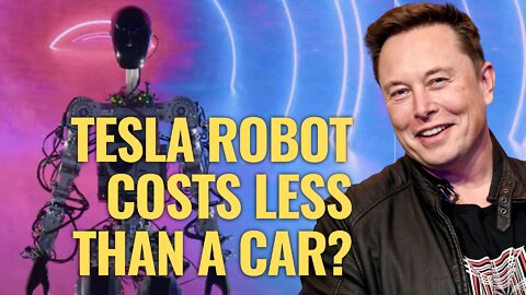 Tesla Robot costs less than a car?