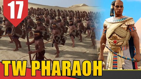 Luta dos CARAS SEM CAMISA - Total War Pharaoh Ramses #17 [Gameplay PT-BR]