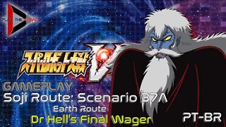 Super Robot Wars V: Stage 37A: Dr Hell's Final Wager (Earth Route) (Souji Route)[PT-BR][Gameplay]