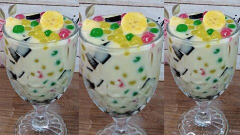 Jelly Fruit Milk Drink | Iftar special | Ramazan special | #shorts | PMF