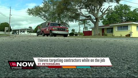 Thieves target St. Petersburg maintenance contractor in broad daylight
