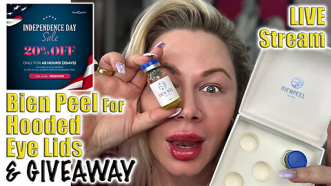 Bein Peel to Improve Hooded Eyes & GIVE AWAY, AceCosm| Code Jessica10 Saves you Money $$$