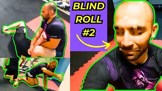 Rolling Blindfolded with Ekin - White Belt VS Purple belt