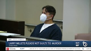 Larry Millete pleads not guilty to murder charge in death of wife Maya