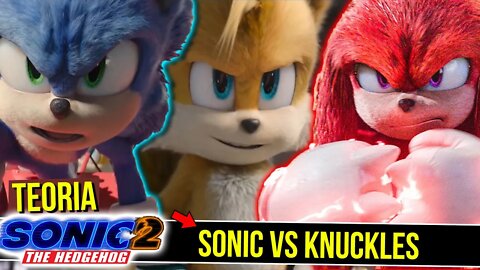 KNUCKLES vs Sonic 2 o Filme | Knuckles é MAIS FORTE que o SONIC ?! #shorts