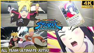 ALL Team Ultimate Jutsu | Naruto x Boruto: Ultimate Ninja Storm Connections | 4K