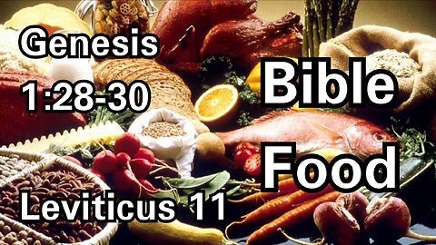 Bible Food Genesis 1:28-30 & Leviticus 11