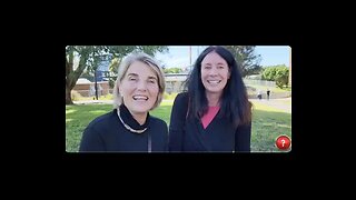 Liz Gunn & Sue Grey Outside Manukau Court - Thursday 23rd March