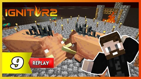 You voted for a Hoglin Farm so I made one🔥Ignitor SMP Season 2 Minecraft 1.19 [Live Stream] [9]