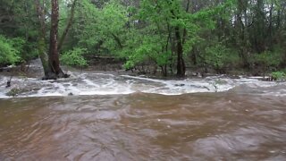 Flooding around Lead Hill, AR. 4-28-21