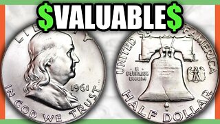FRANKLIN HALF DOLLARS WORTH MONEY - VALUABLE SILVER COINS TO LOOK FOR