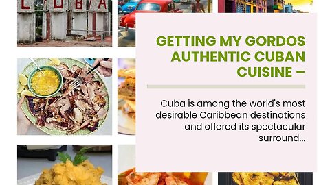 Getting My Gordos Authentic Cuban Cuisine – Tallahassee Premier To Work