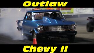 Outlaw Drag Racing Fast Chevy II OSCA at Kil Kare