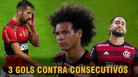 Flamengo é o primeiro na história da Libertadores a marcar 3 gols contra consecutivos