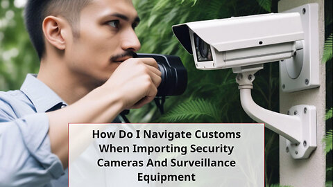 Importing Security Cameras: Navigating Customs and Compliance Made Easy!