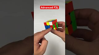 Easy advanced F2L #rubikscube #cubing #speedcuber #shorts