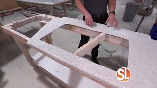 Made in AZ! We go inside Granite Transformations of Greater Phoenix to see countertop fabrication