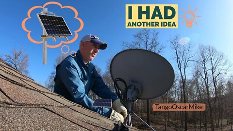 Can I repurpose an old satellite TV dish into a solar panel mount?
