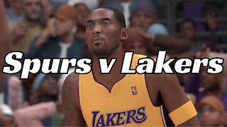 What would it be like to relive the Lakers & Spurs In NBA 2k24 the Kobe Era? (PS5 HDR Gameplay)