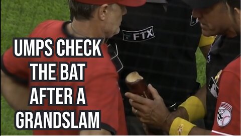 Cardinals ask to check hitters bat after he hits a grand slam, a breakdown