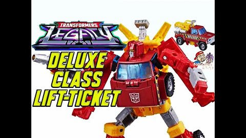 ⚠️🚗[FANTÁSTICO] Transformers Legacy Generations Select Deluxe Class Lift Ticket