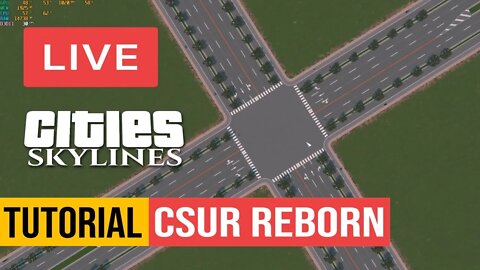 Live - Cities: Skylines - Tutorial CSUR - Ep 2