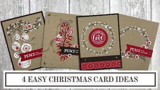 Ornamental Envelopes Stampin Up | 4 Easy Christmas Card Ideas