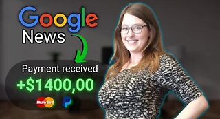 MAKE $1400 PER A DAY Using Google News (FREE) (Make money online 2023)