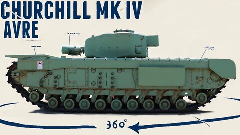 Churchill Mk IV AVRE - Sword Beach - Walkaround.
