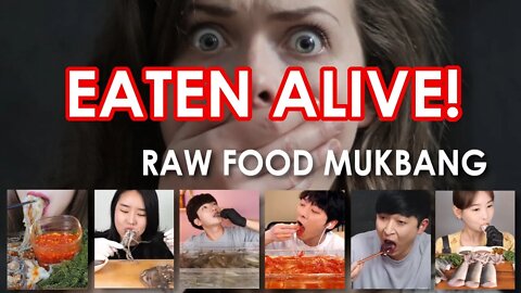 EATEN ALIVE | Raw Food Mukbang Compilation