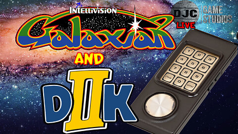 INTELLIVISION - Galaxian And Donkey Kong (D2K) Live With DJC