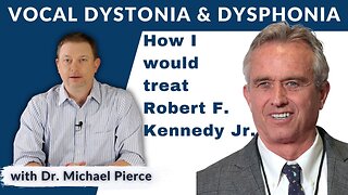 Vocal dystonia and dysphonia. How I would treat Robert F. Kennedy Jr.