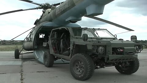 Russian Army Fields NEW Sarmat-2 Grenade Launcher Battle Buggy