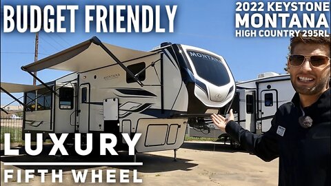 Luxury Fifth Wheel RV on a Budget! 2022 Keystone Montana 295RL