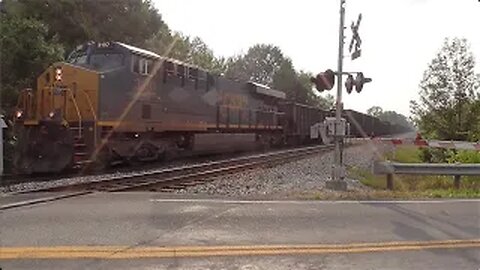 CSX B158 Empty Coke Express Train from Creston, Ohio June 30, 2023