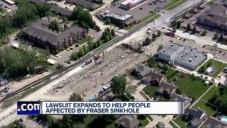 Lawsuit expands to help people affected by Fraser sinkhole